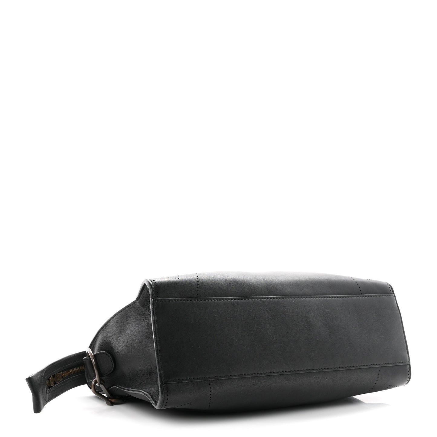 Veau Soyeux Perforated Blackout Hardware S City Black