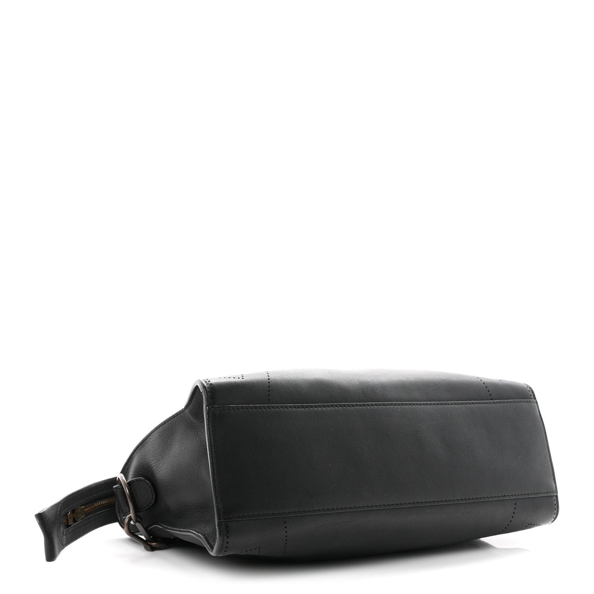 Balenciaga Veau Soyeux Perforated Blackout Hardware S City Black 4 of 10