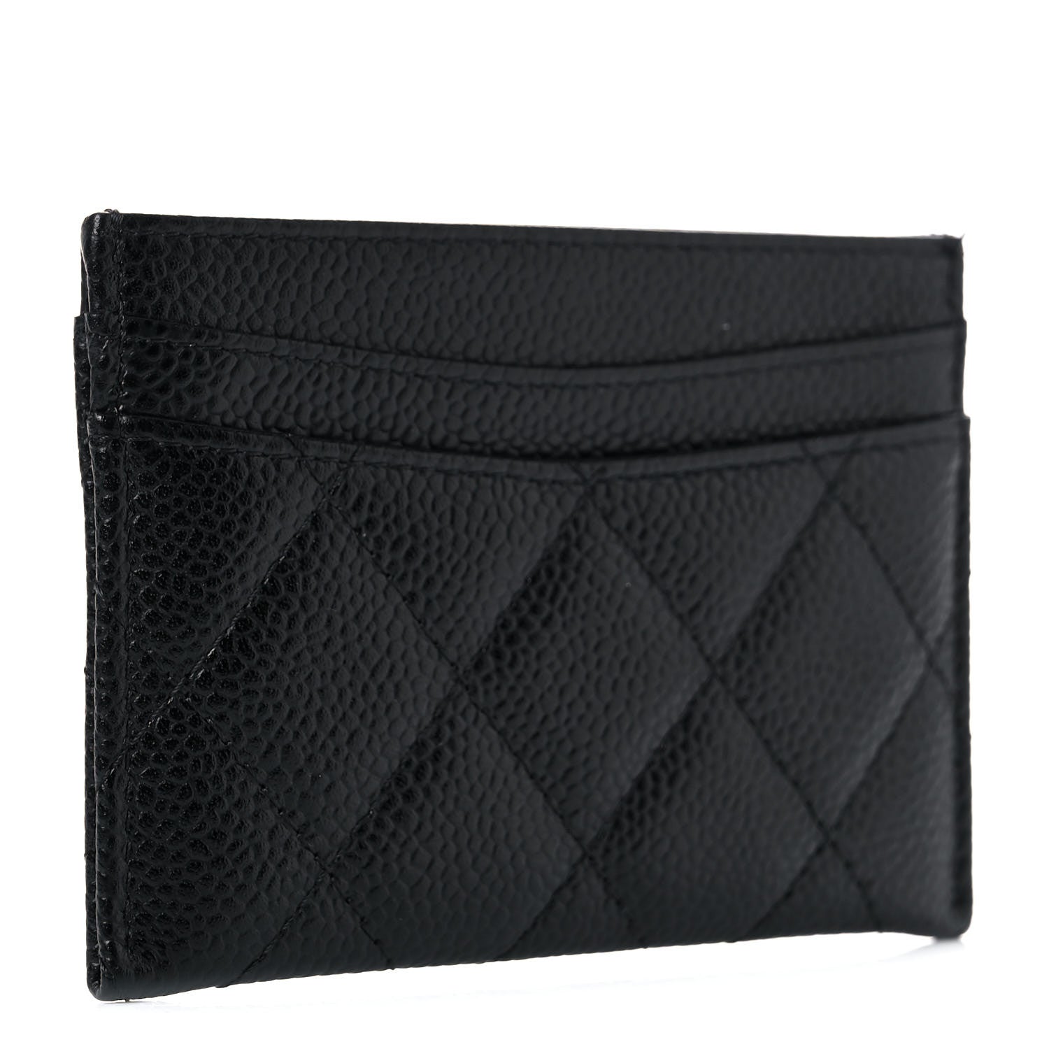 Chanel Caviar Quilted Card Holder Black 3 of 10