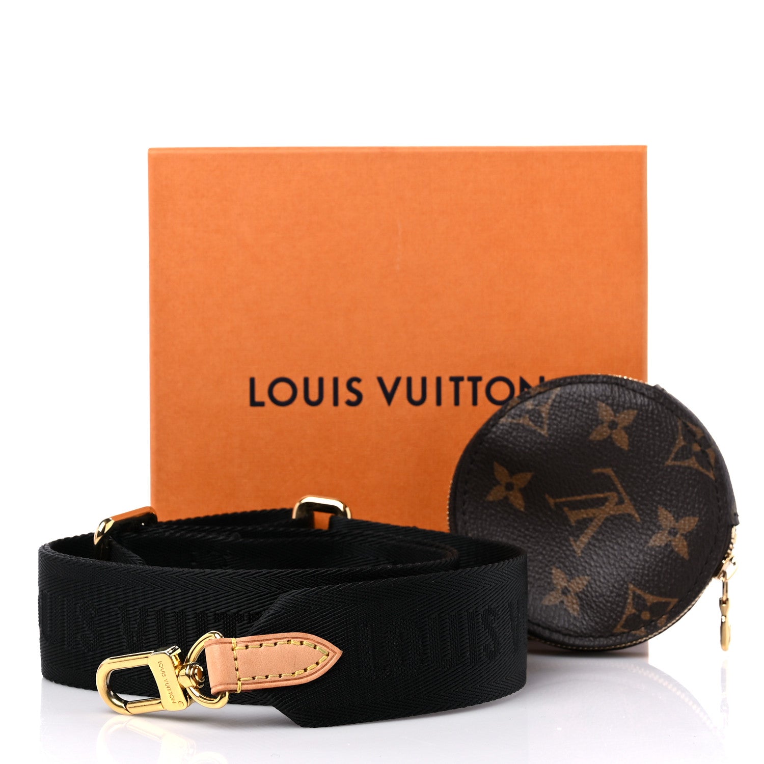Louis Vuitton Monogram Multi Pochette Accessories Bandouliere Shoulder Strap Black 7 of 7