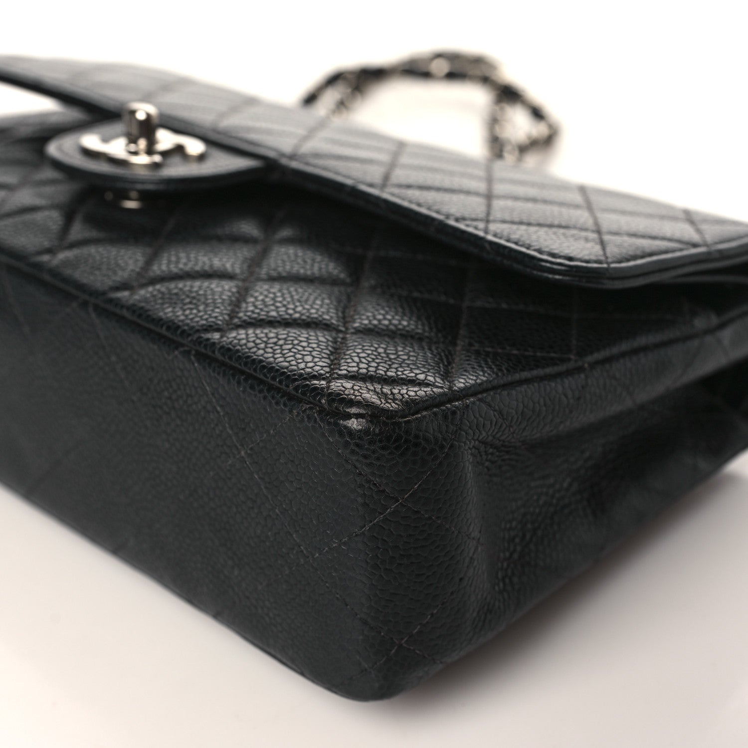 Chanel Caviar Quilted Medium Double Flap Black 9 of 9