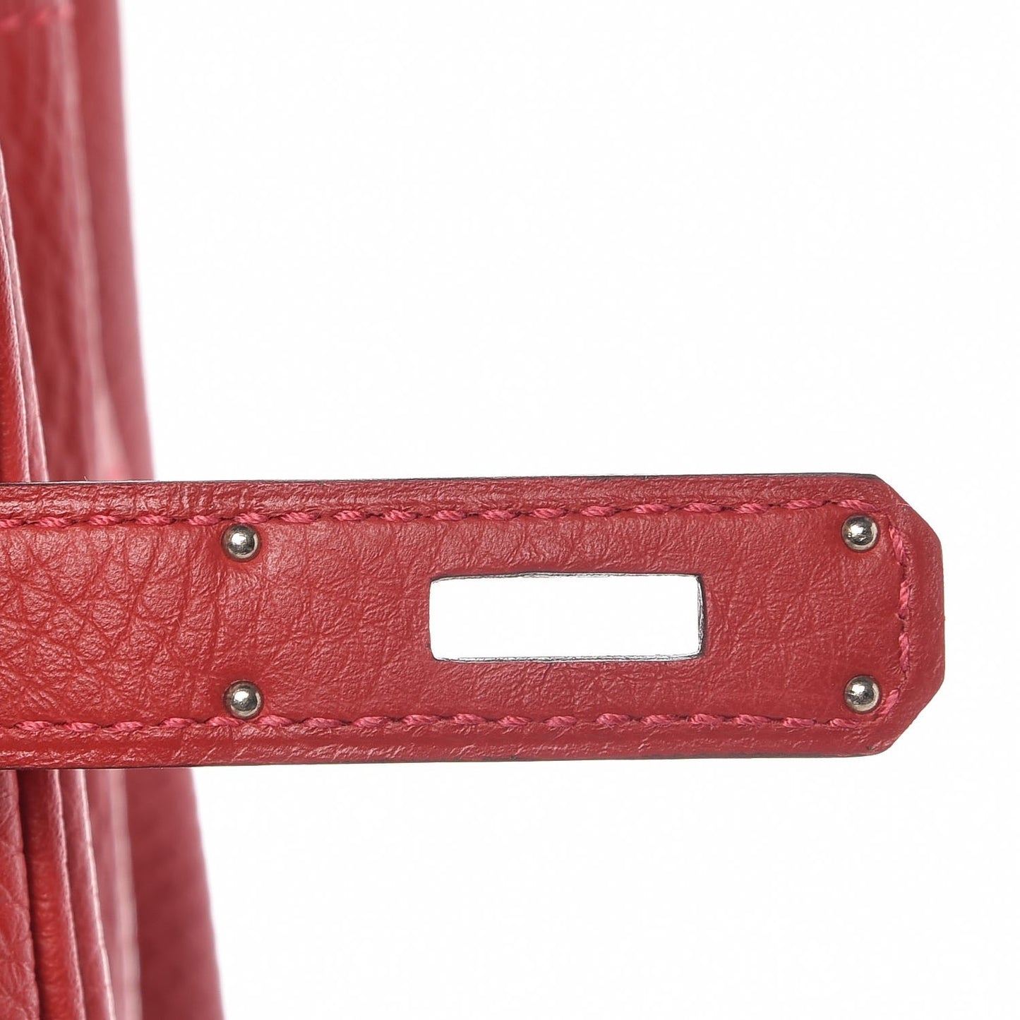 Taurillon Clemence Birkin 35 Rouge Casaque