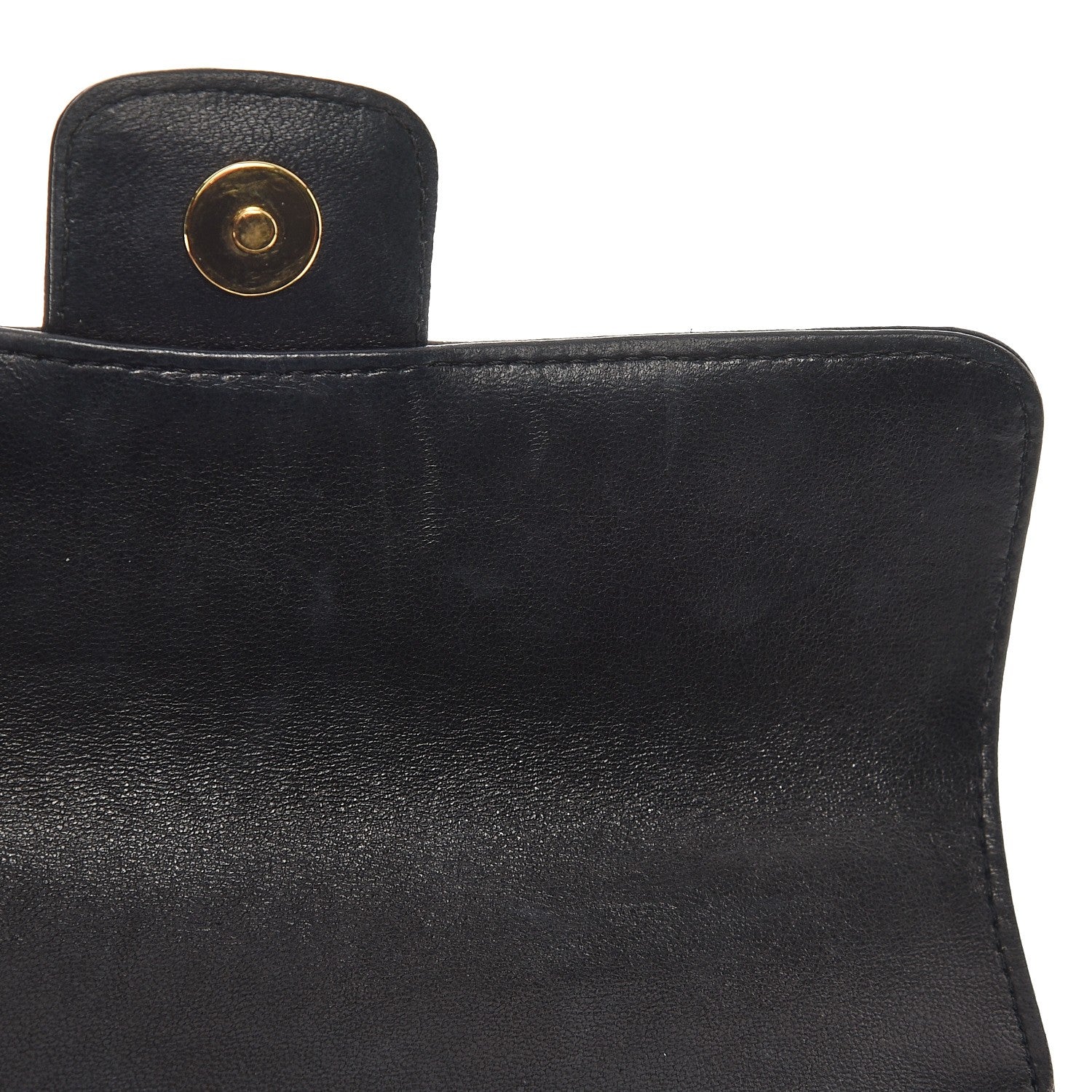 Chanel Lambskin Quilted Mini Chocolate Bar Camellia Flap Black 8 of 8