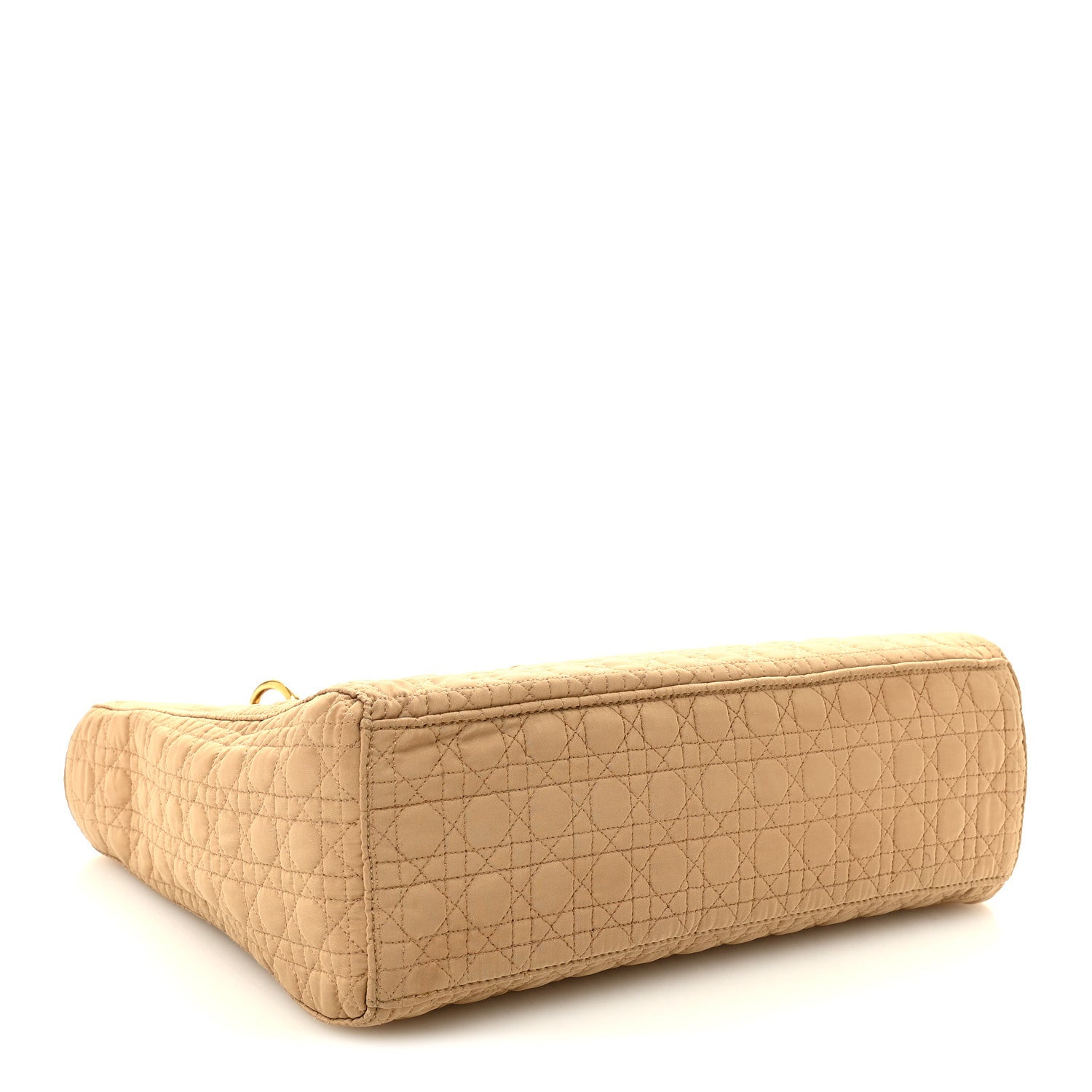 Christian Dior Nylon Cannage Large Lady Dior Tan 4 of 10