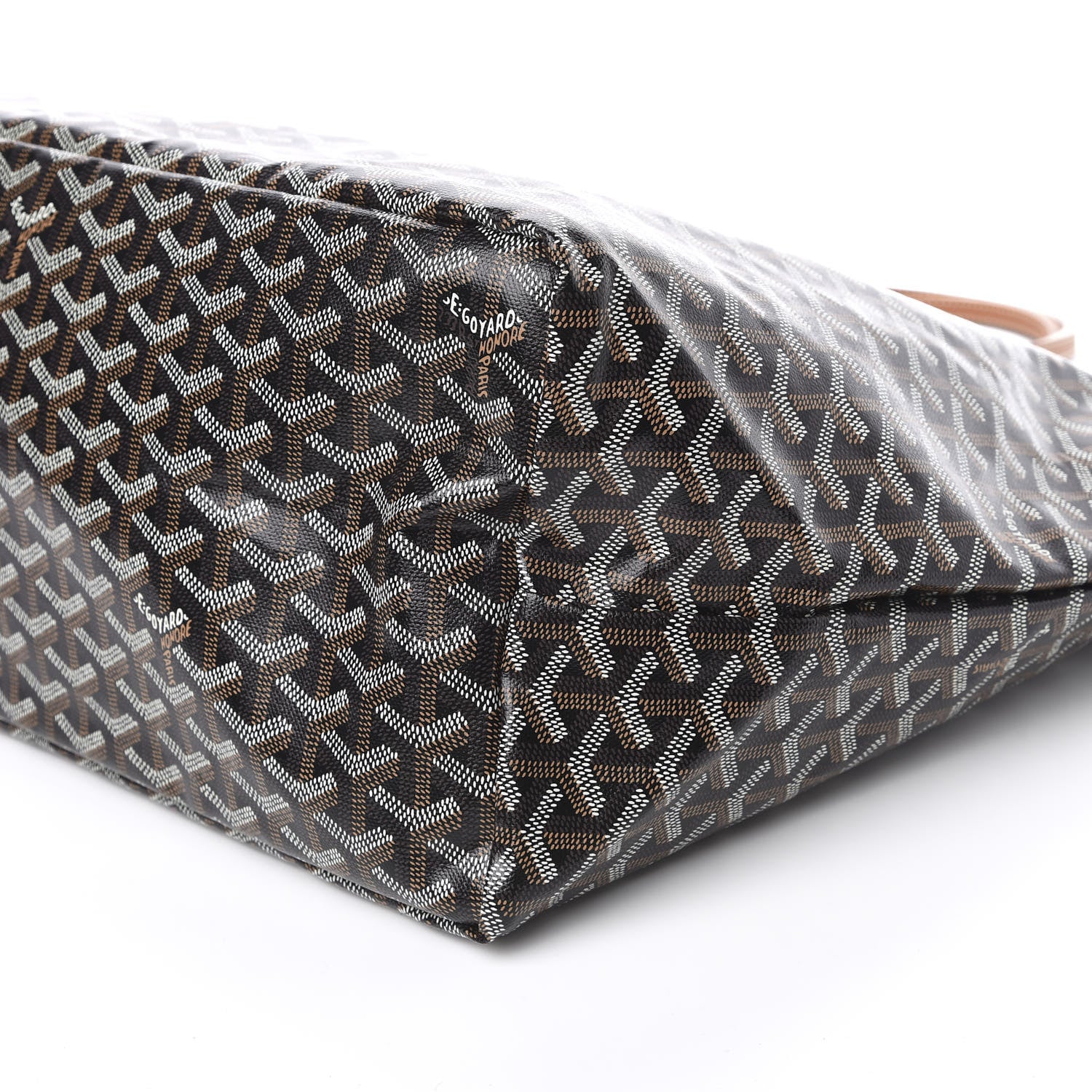Goyard Goyardine Saint Louis GM Black Gold 7 of 8