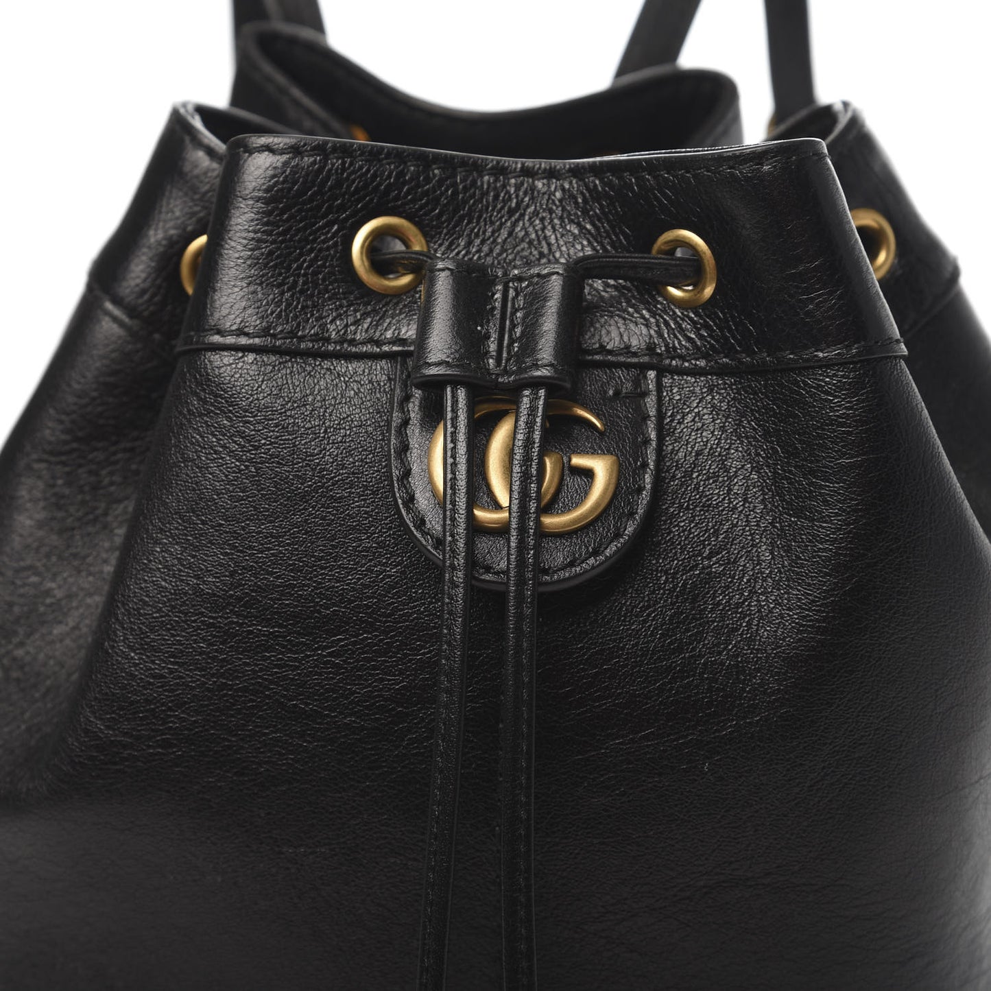 Piuma Lux Energy Medium Re(Belle) Convertible Bucket Bag Black
