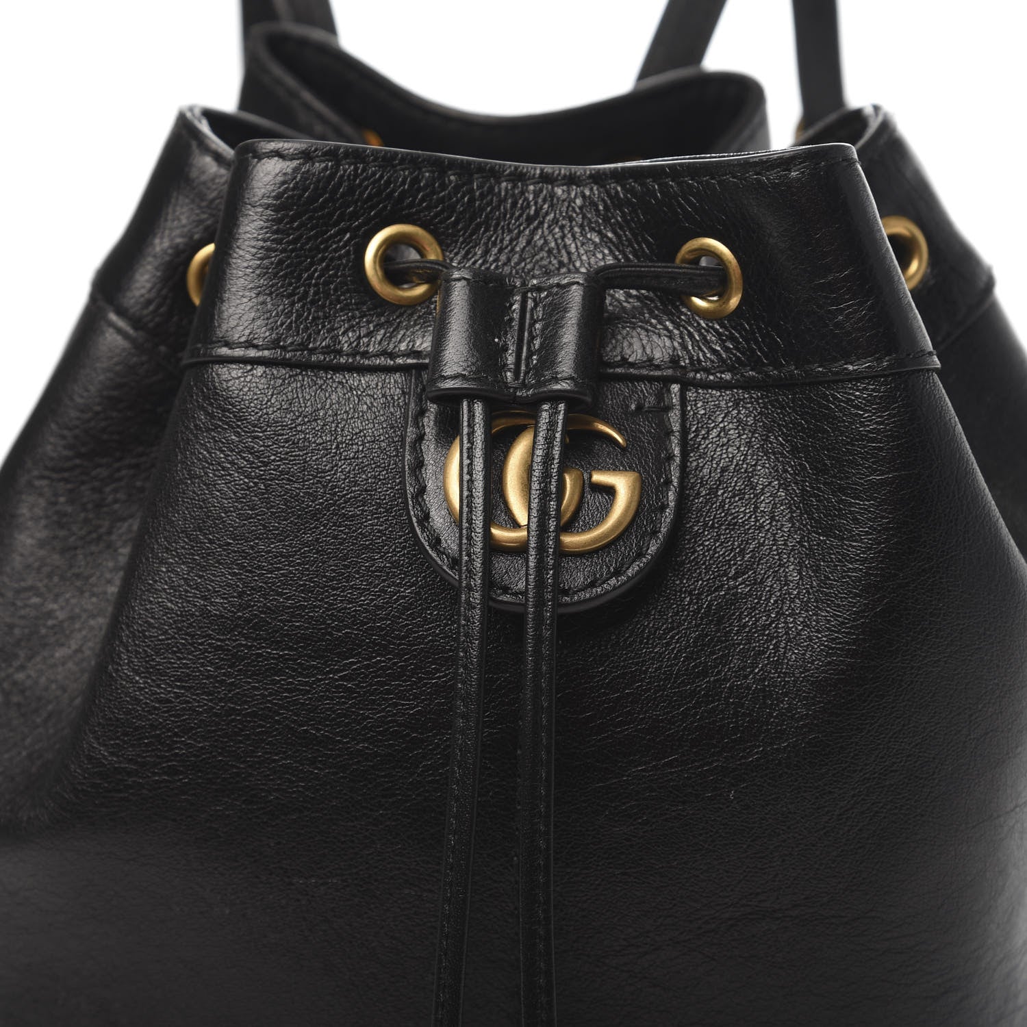 Gucci Piuma Lux Energy Medium Re(Belle) Convertible Bucket Bag Black 9 of 9