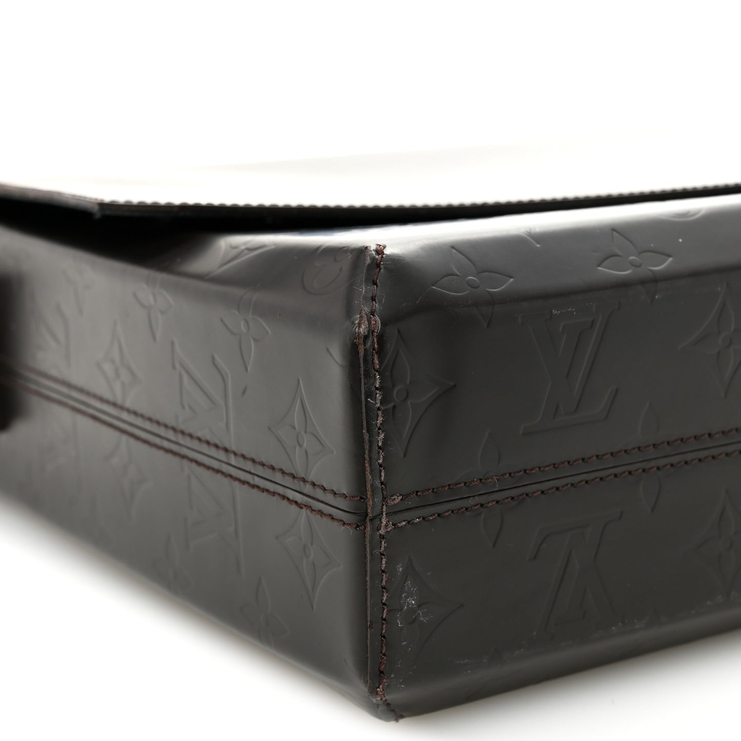 Monogram Glace Fonzie Messenger Bag Cafe