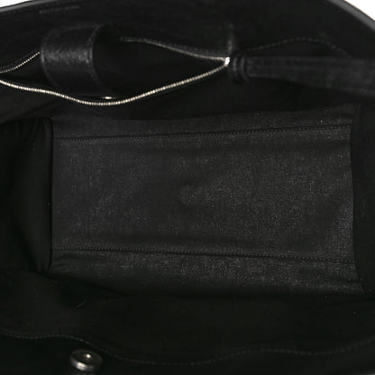Balenciaga Agneau Arena Neo Classic Silver Hardware Large Upside Down Tote Black 5 of 8
