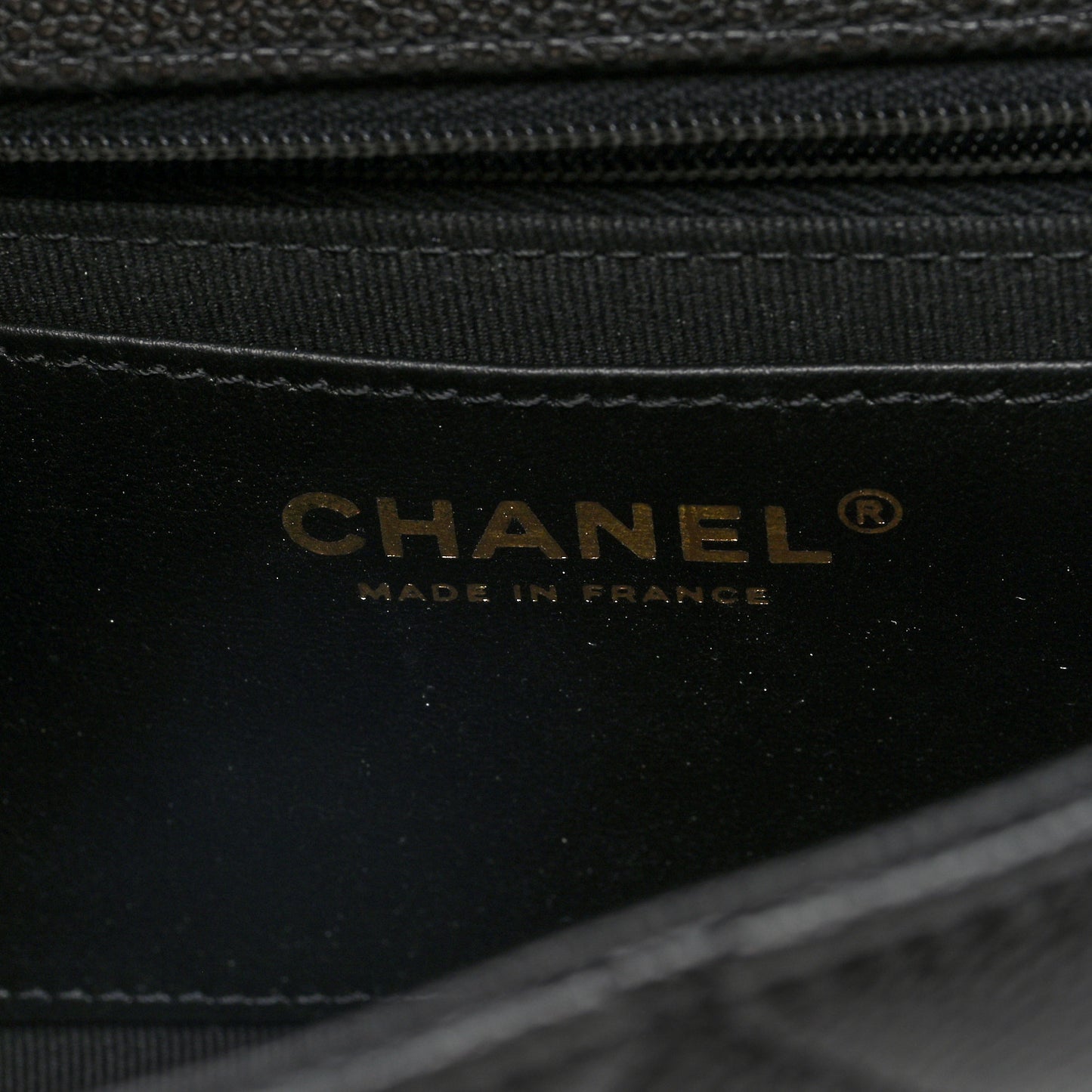 Caviar Quilted Small Coco First Flap Black