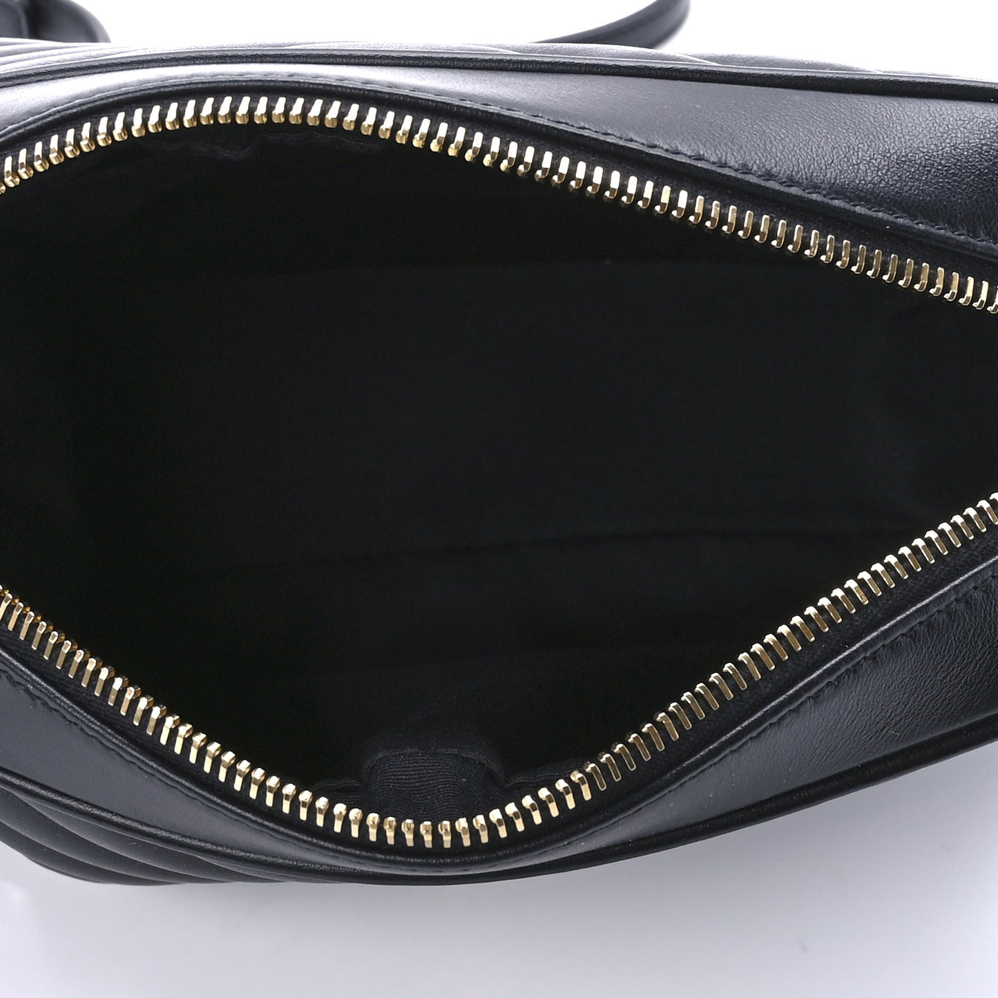 Calfskin Matelasse Monogram Lou Camera Bag Black