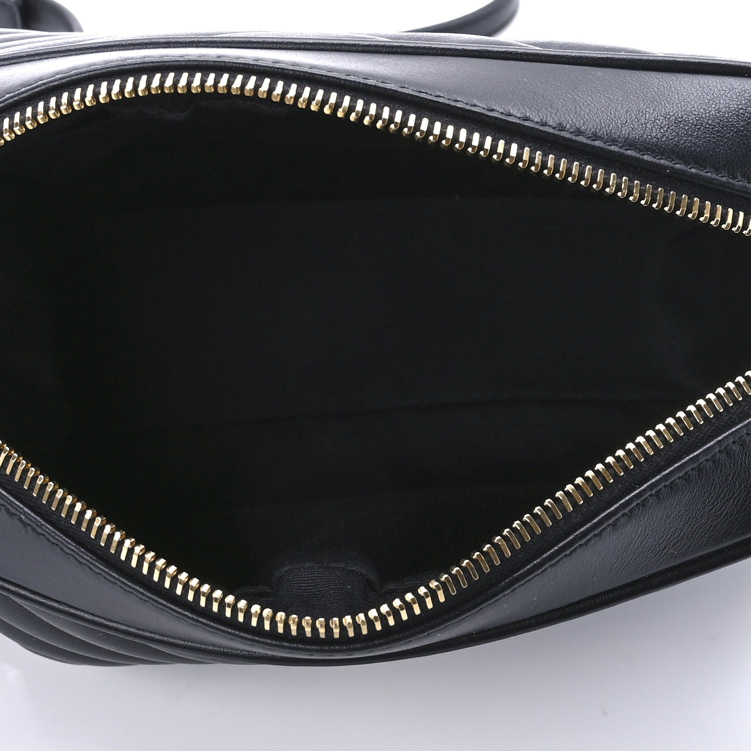 Saint Laurent Calfskin Matelasse Monogram Lou Camera Bag Black 5 of 11