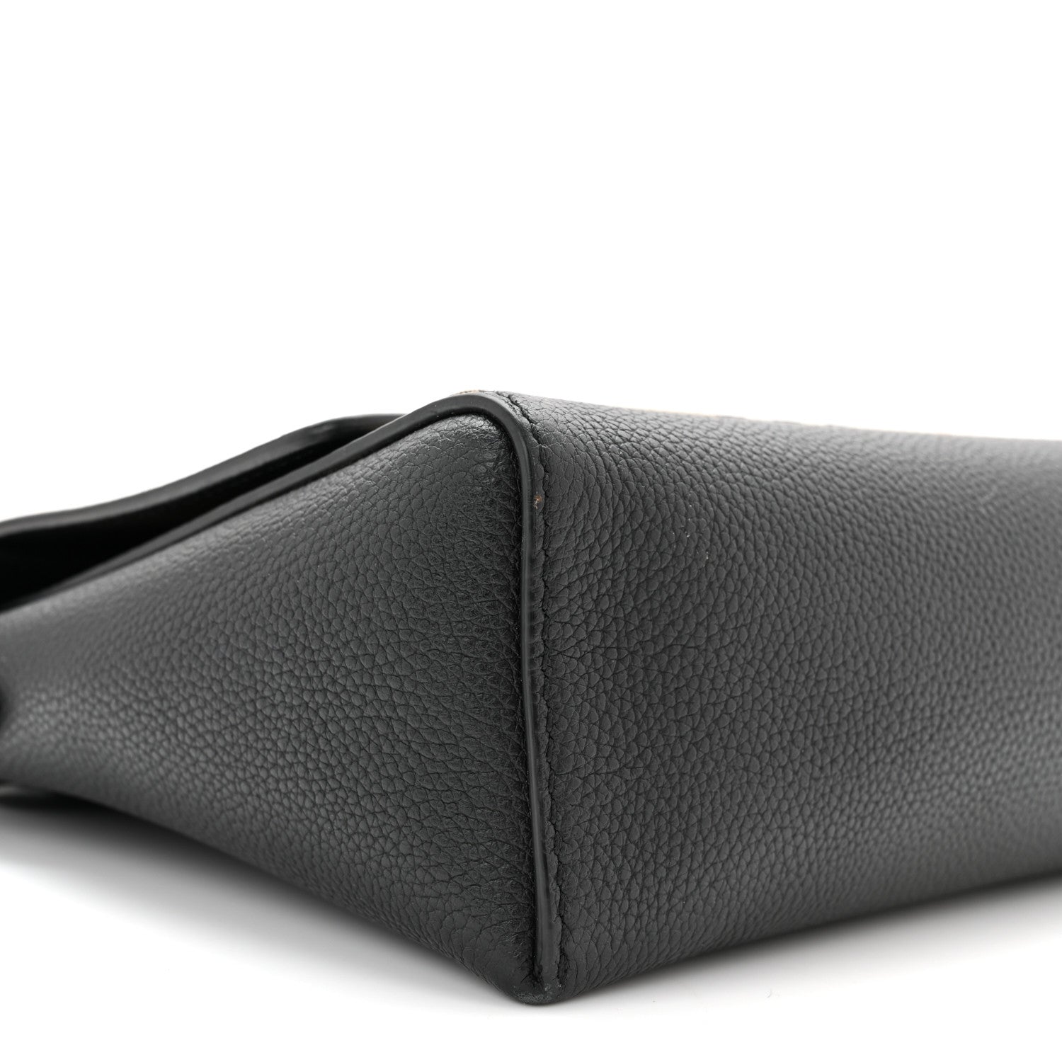 Burberry Grainy Calfskin Vintage Check Note Crossbody Bag Black 8 of 10