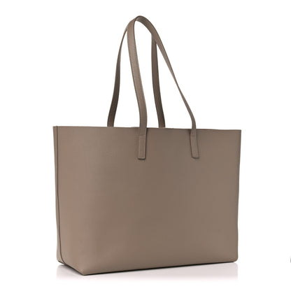 Saint Laurent Calfskin Large Shopping Tote Dark Beige 2 of 13