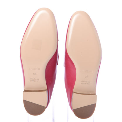 Hermes Goatskin Rivoli Mules 36 Rouge Azalee 5 of 10