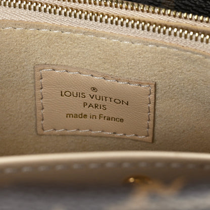 Louis Vuitton Grained Calfskin Monogram Double V Creme 7 of 11