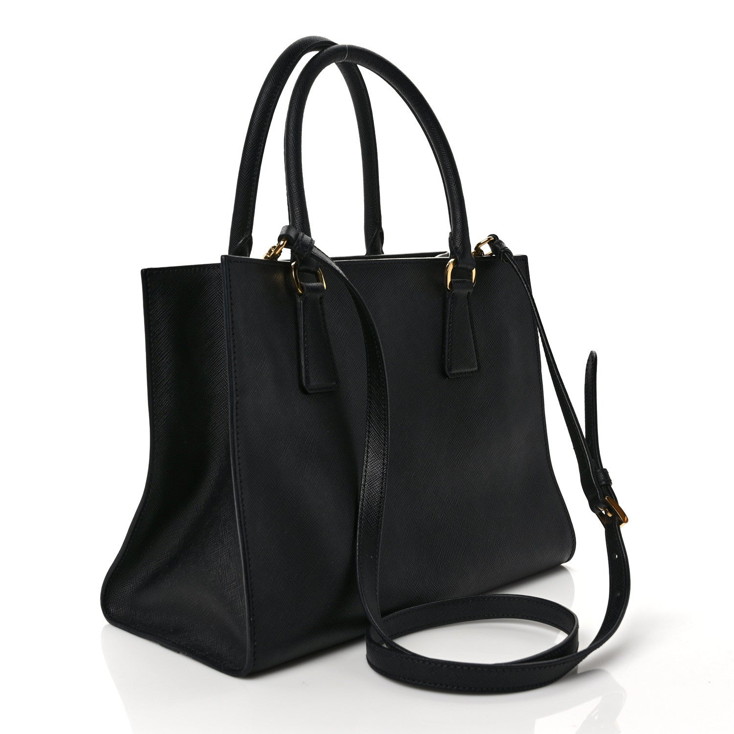 Prada Saffiano Tote Black 3 of 8
