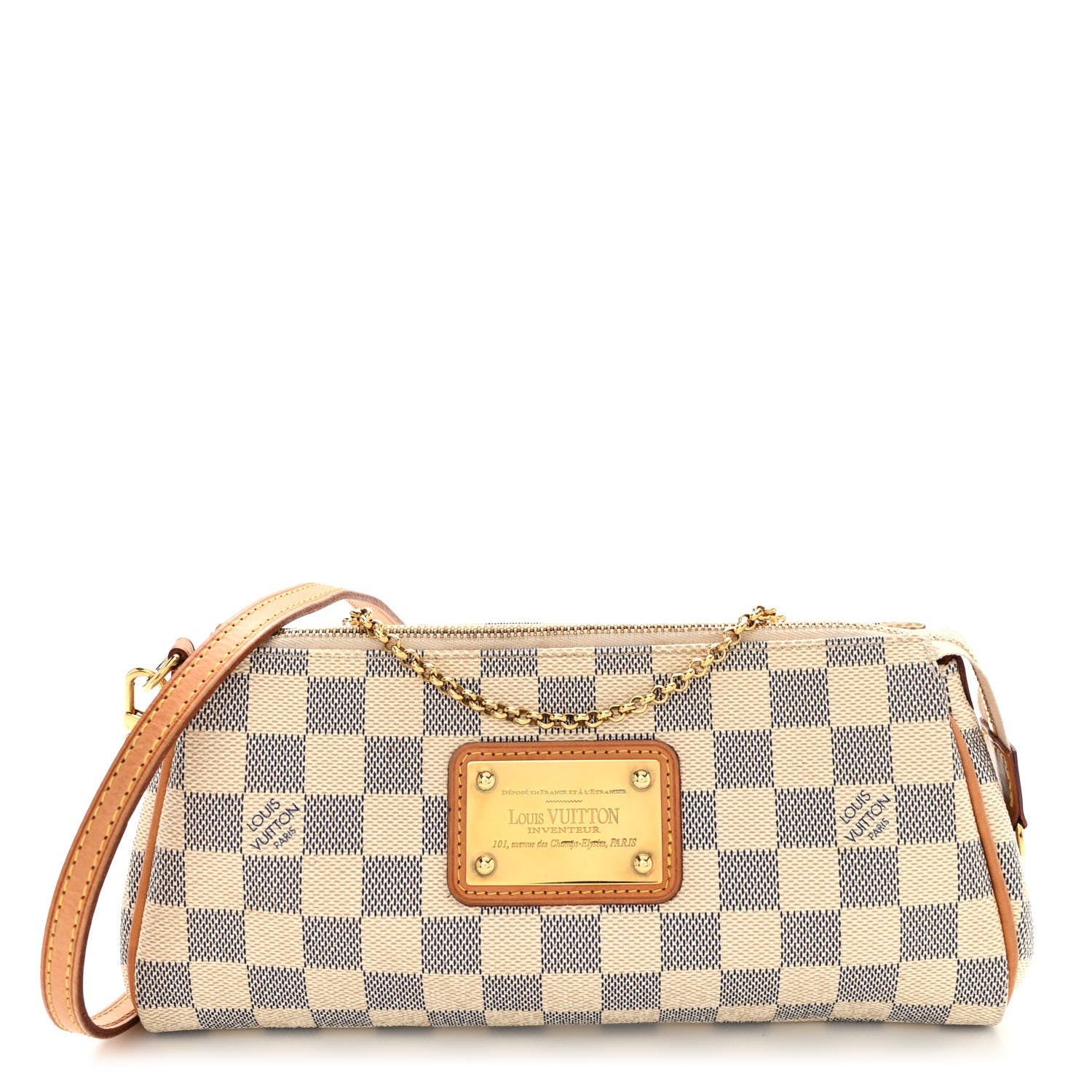 Louis Vuitton Damier Azur Eva Clutch 1 of 10
