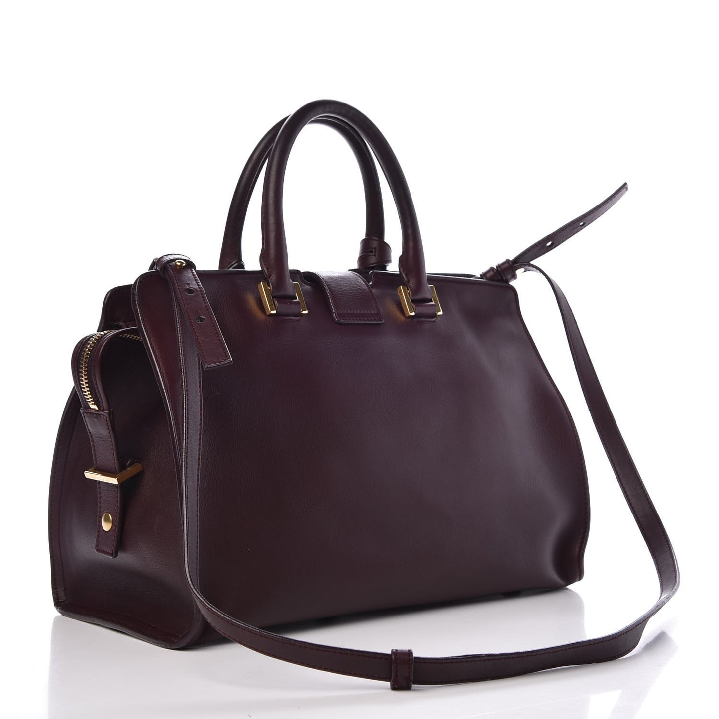 Calfskin Small Classic Y Cabas Bordeaux