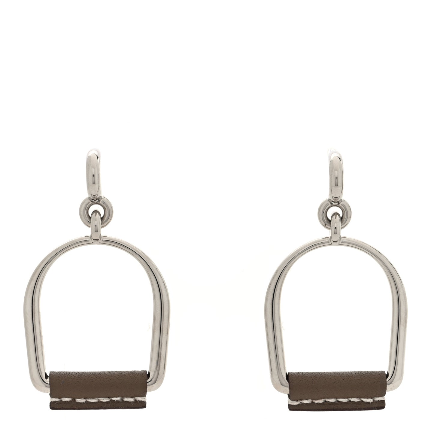 Palladium Swift Small Heritage Equestre Etrier Earrings Etoupe