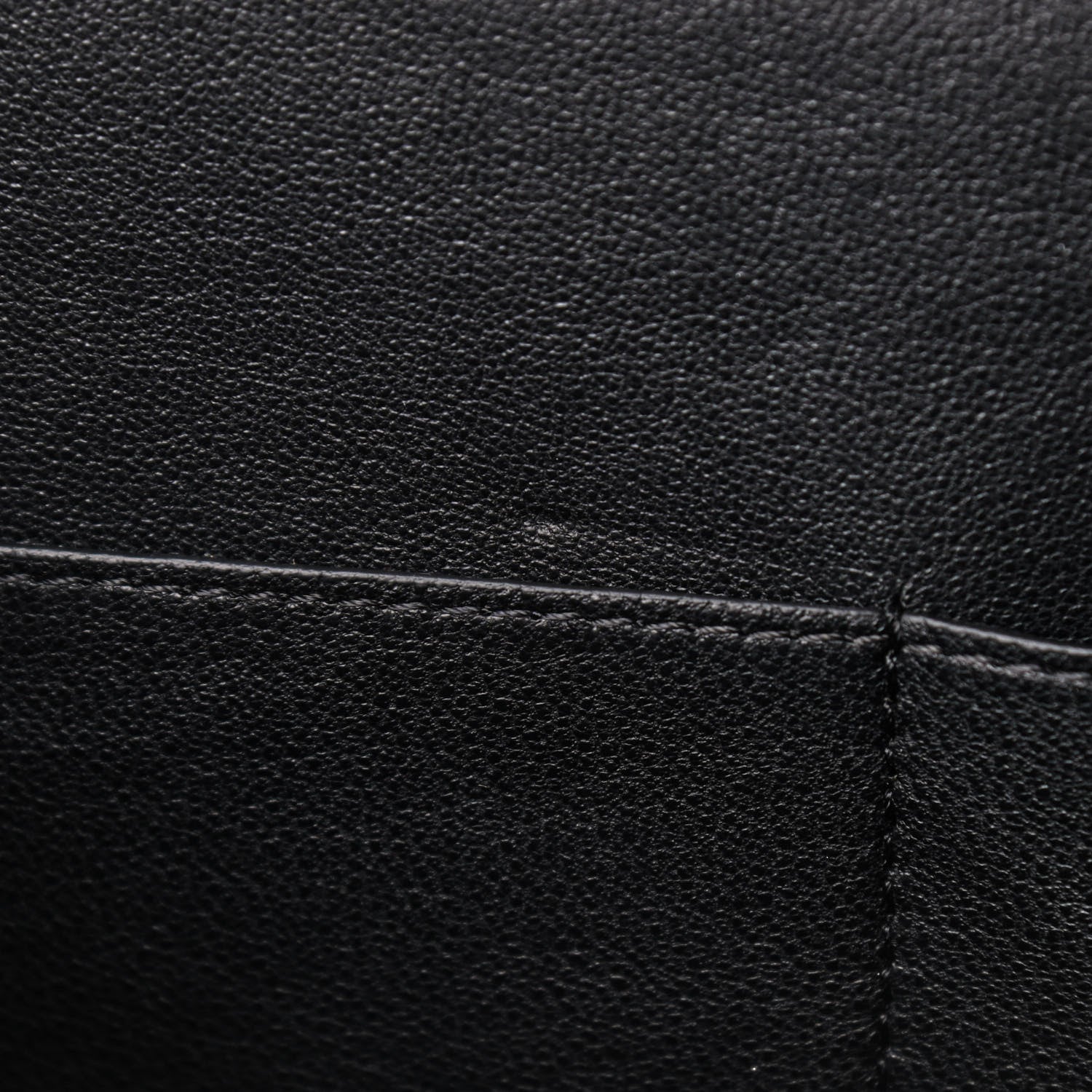 Celine Crocodile Embossed Calfskin Suede Medium Trapeze Black 7 of 10