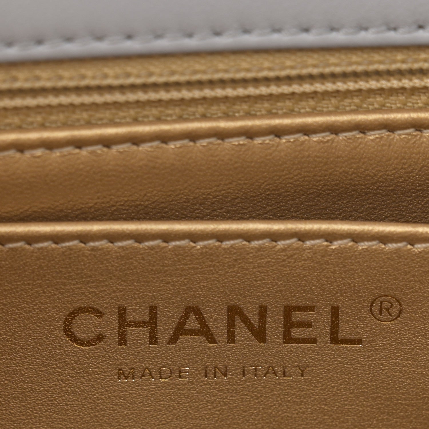 Chanel Lambskin Quilted Mini Pearl Crush Flap Light Grey 6 of 11