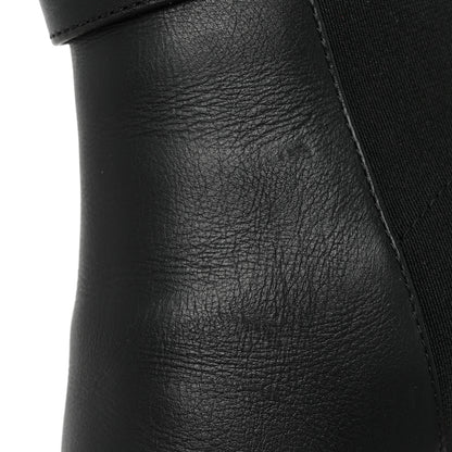 Christian Louboutin Calfskin 70 Chelsea Ankle Boots 38 Black 16 of 16