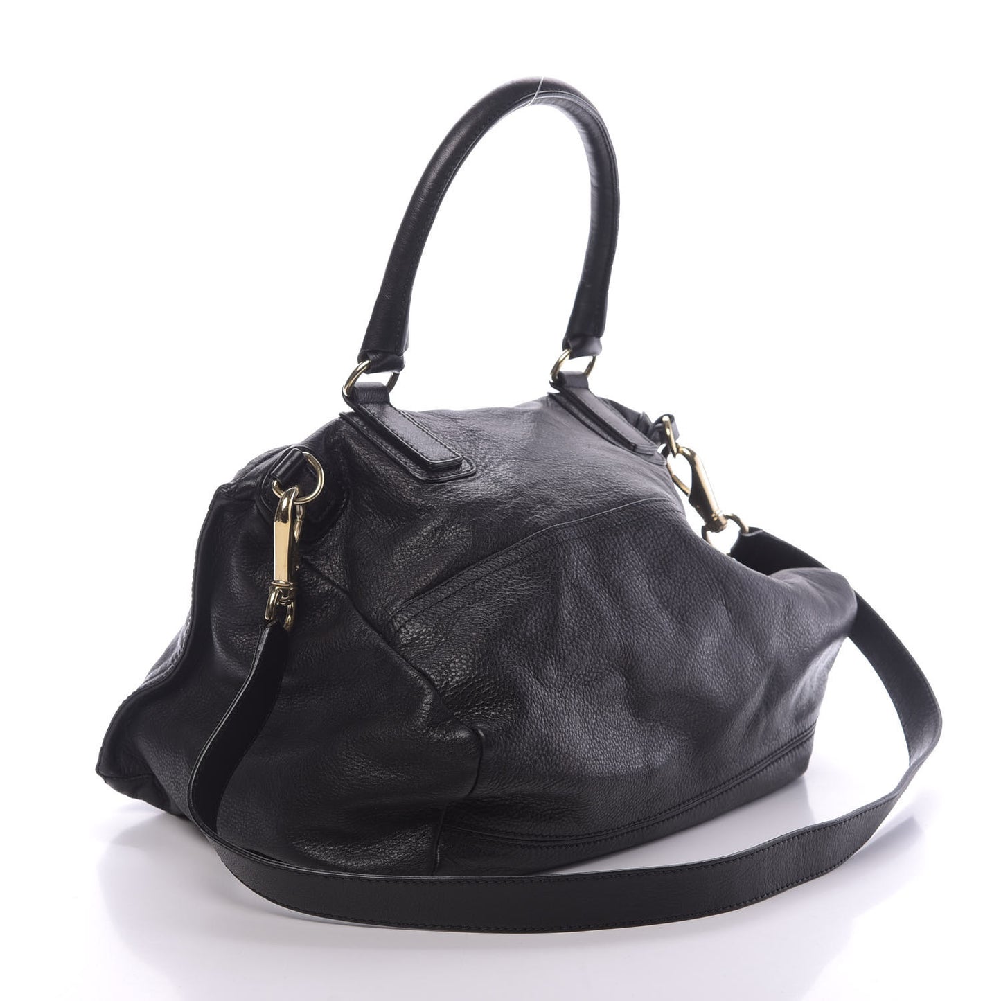 Sugar Goatskin Large Pandora Black