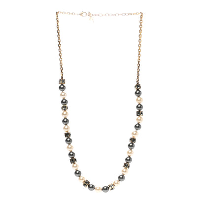 Louis Vuitton Pearl Crystal Cry Me A River Short Necklace 3 of 4
