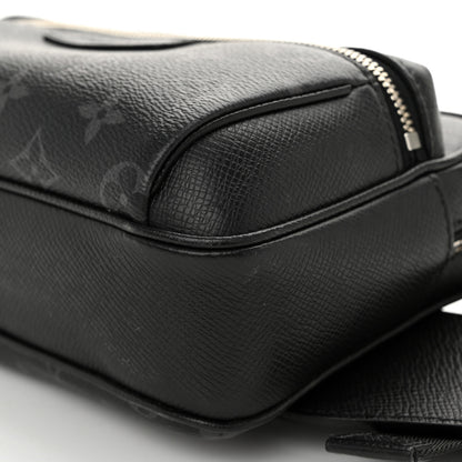 Louis Vuitton Taiga Monogram Eclipse Outdoor Bum Bag Black 9 of 9