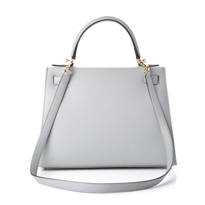 Hermes Epsom Kelly Sellier 28 Bleu Glacier 5 of 36