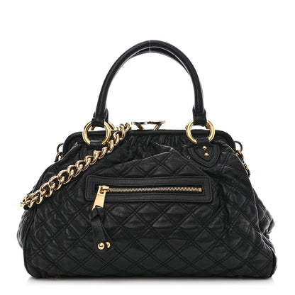 Marc Jacobs Calfskin Quilted Stam Black 1 of 19