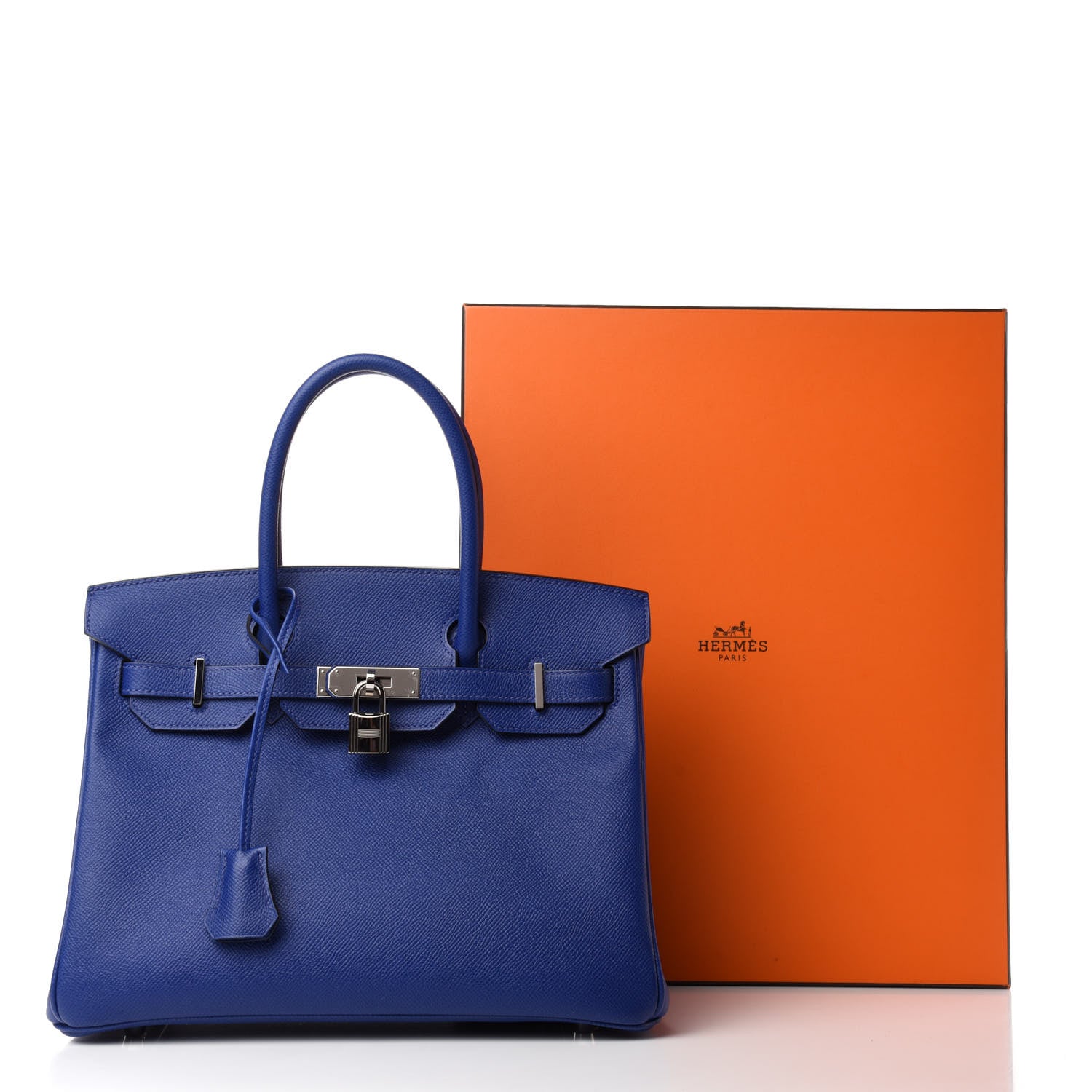 Hermes Epsom Birkin 30 Bleu Electrique 11 of 11