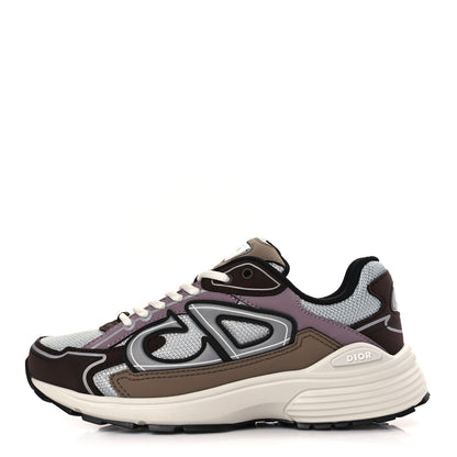 Christian Dior Technical Mesh Calfskin Womens B30 Sneakers 36 Grey Brown 1 of 8
