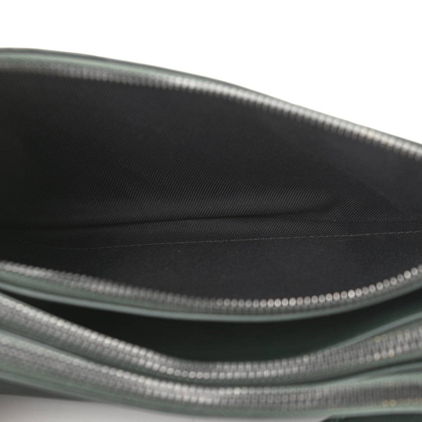 Nappa Intrecciato Triple Zip Messenger Bag Bottle