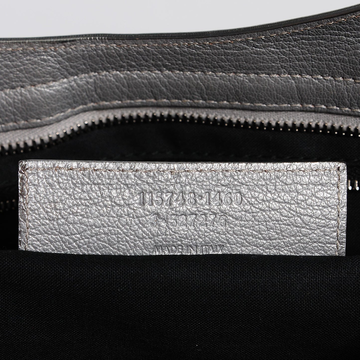 Pearlescent Goatskin Classic Palladium Hardware City Gris Gris Light