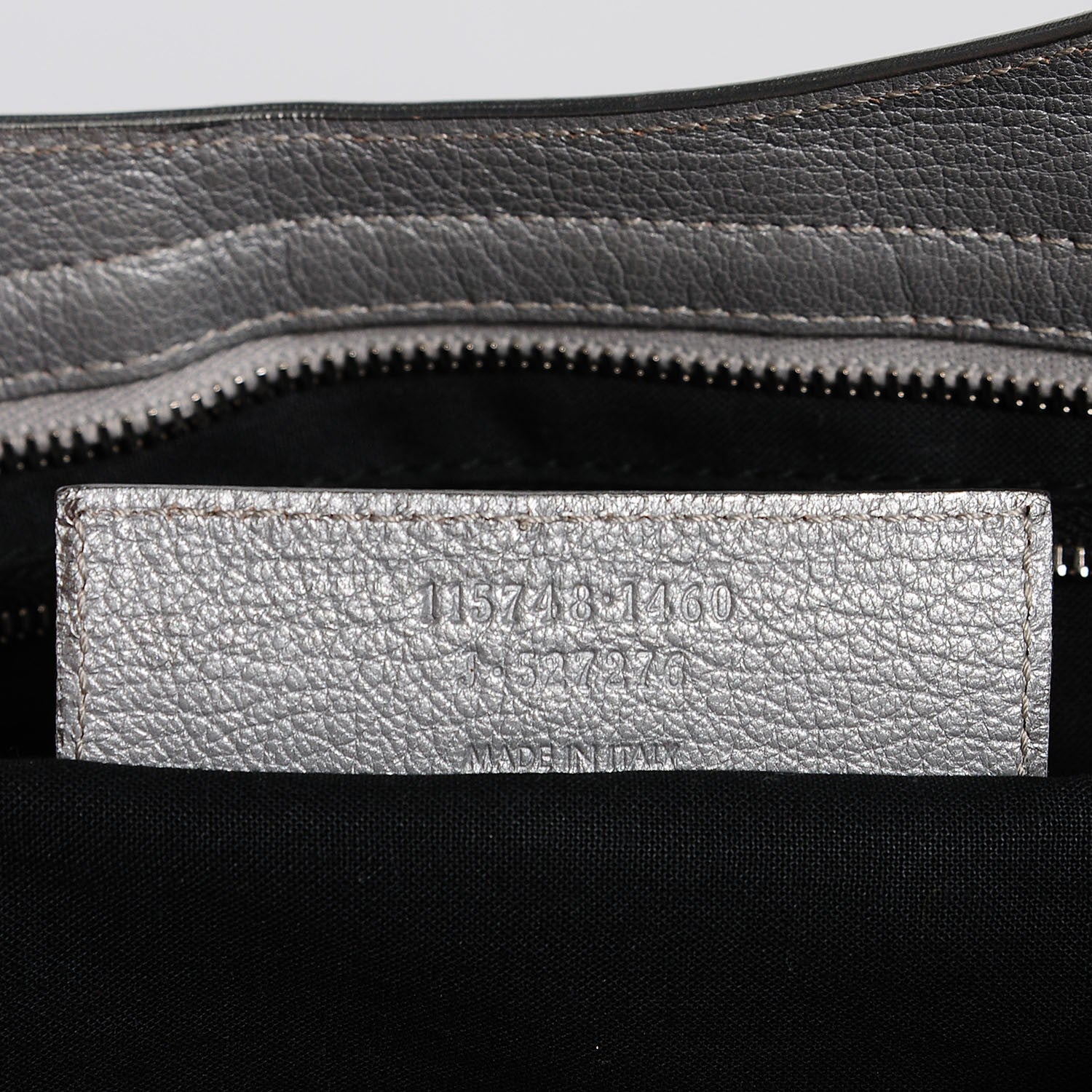 Balenciaga Pearlescent Goatskin Classic Palladium Hardware City Gris Gris Light 13 of 14
