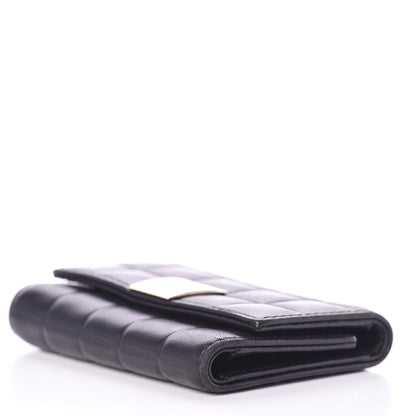 Chanel Lambskin Chocolate Bar 6 Key Holder Blue 7 of 9