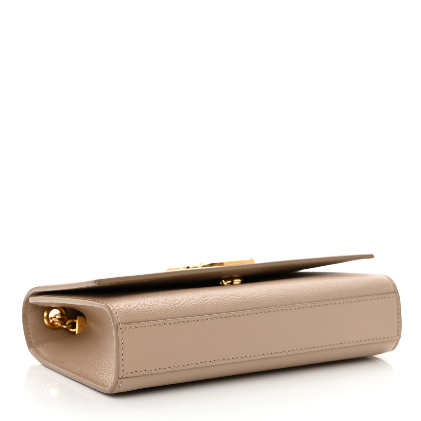Grain De Poudre Small Monogram Kate Satchel Dark Beige