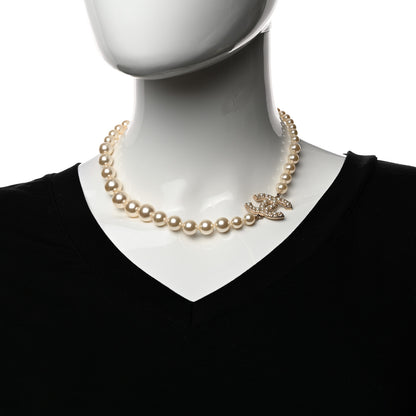 Chanel Pearl CC 100th Anniversary Necklace Light Gold 2 of 7