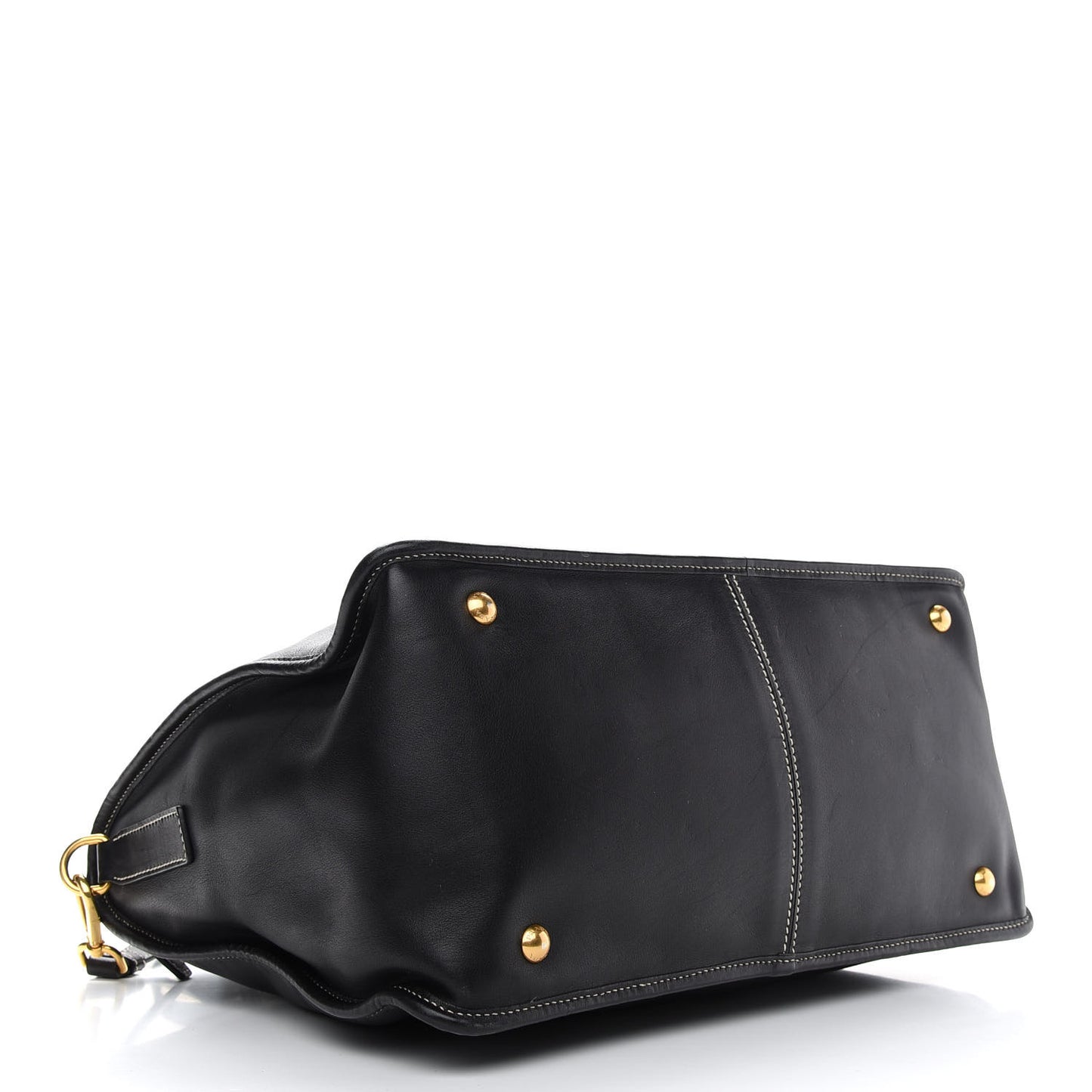 Glace Calf Tote Black