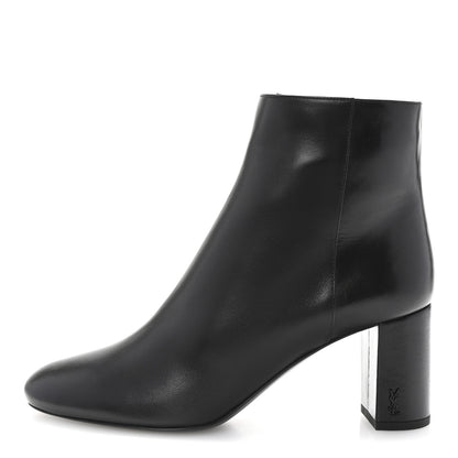 Saint Laurent Nappa Vendome Loulou Ankle Zip Boot 40 Black 1 of 9