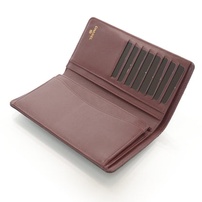 Chanel Caviar Quilted Yen Wallet Black 5 of 8