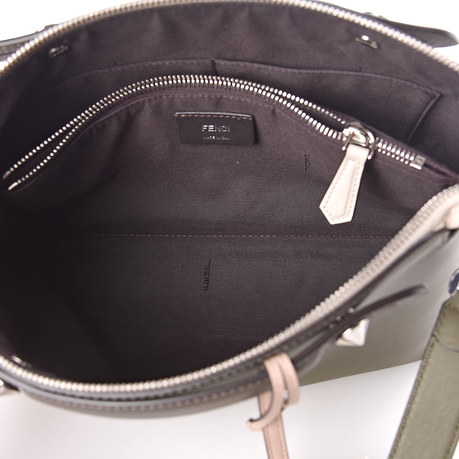 Fendi Vitello Dolce 4 Color Medium By The Way Boston Bag Equatore Plaster Multicolor 5 of 9