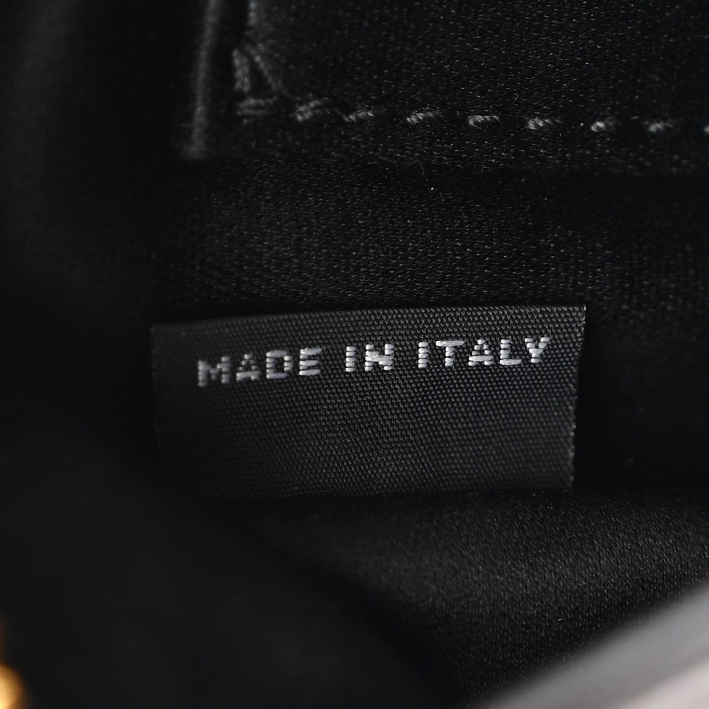 Softy Calfskin Logo Embossed Camera Bag Black