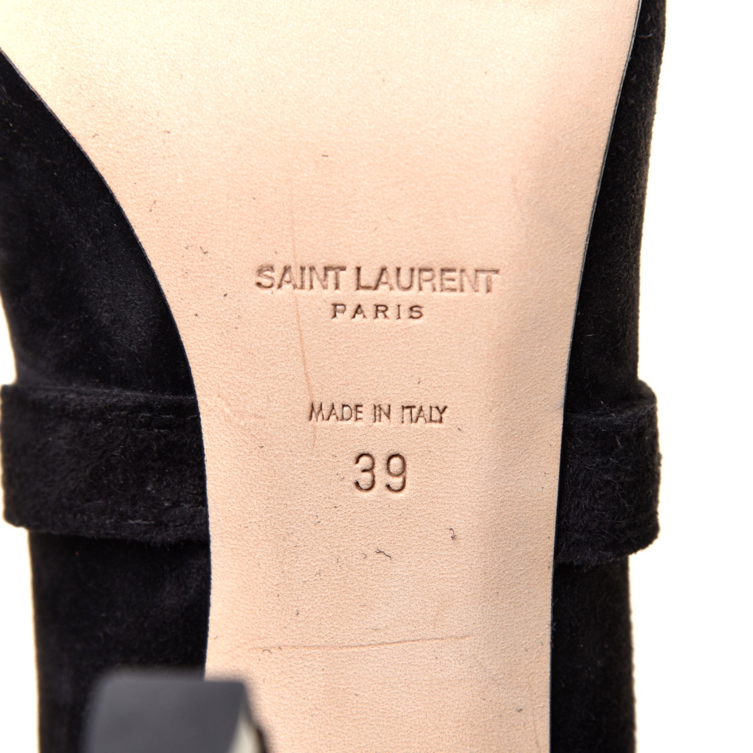 Saint Laurent Suede Meurice Wraparound Over The Knee Boots 39 Black 6 of 7