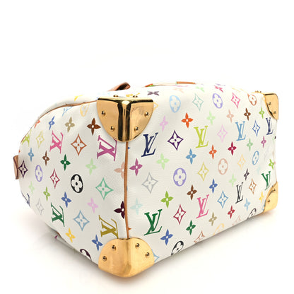 Louis Vuitton Monogram Multicolor Speedy 30 White 4 of 9