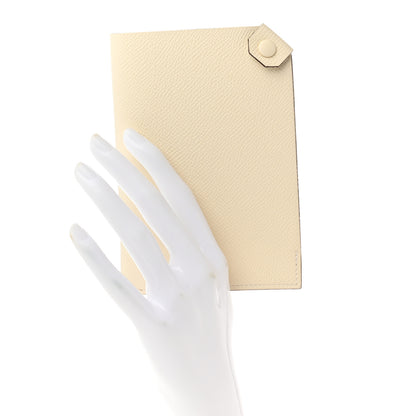 Hermes Epsom Tarmac PM Passport Holder Nata 2 of 7