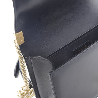 Chanel Lambskin Quilted Medium Boy Flap Black 11 of 12