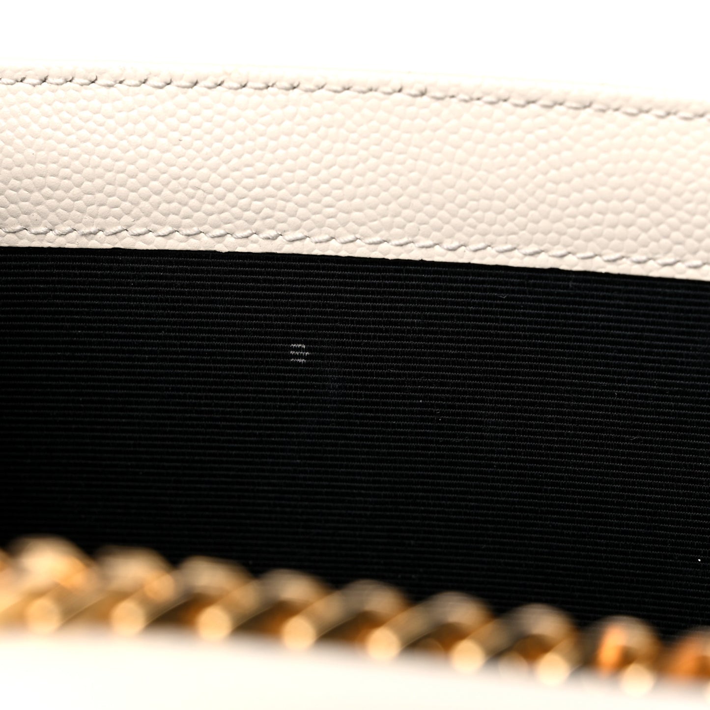 Grain De Poudre Small Monogram Kate Satchel Crema Soft